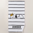 Search for snoopy beach towels Charles schulz