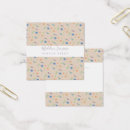 Search for flower shape business cards Botanical