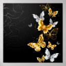 Search for butterfly posters Gold
