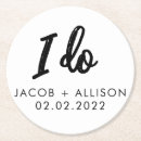 Search for favors wedding coasters Calligraphy