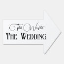 Search for this way wedding signs Black and white