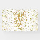 Search for gender reveal banners Gold