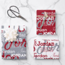 Search for red and silver wrapping paper White