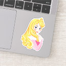 Search for disney character stickers Aurora