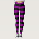 Search for black and purple stripes leggings Halloween