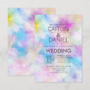 Search for bliss wedding invitations Colorful