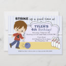 Search for bowling alley birthday invitations Children