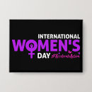 Search for international womens day buttons March 8