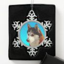 Search for red siberian husky ornaments Dog