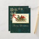Search for vintage christmas stationery paper Green