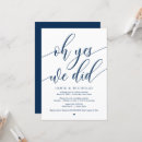 Search for we did it invitations Elopement