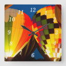 Search for hot air balloon clocks Colorful