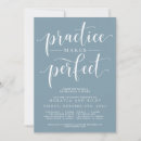 Search for practice makes perfect invitations Rustic
