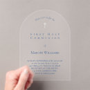 Search for blue first communion invitations Boy