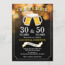 Search for mens black and gold birthday invitations Cheers and beers
