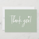 Search for green thank you cards Minimalist