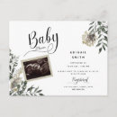 Search for ultrasound baby shower invitations Modern