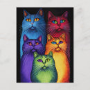 Search for blue cat postcards Kitty