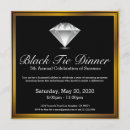 Search for black tie formal event invitations Dinner