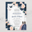 Search for pink and blue quinceanera invitations Teen girl