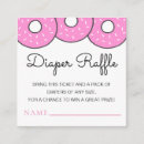 Search for donuts and diapers invitations Pink donut