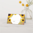 Search for sunflower table card holders Botanical