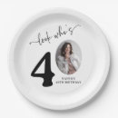 Search for 40th birthday plates Black and white