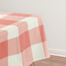 Search for coral tablecloths Checkered