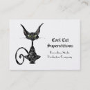 Search for black cat business cards Retro