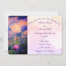 Search for monet invitations Purple