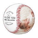 Search for baseballs New father