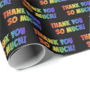 Search for thank you wrapping paper Thanks