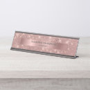 Search for rose gold name plates Professional