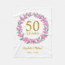 Search for 50th anniversary blankets Vow renewal