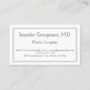 Search for plastic business cards Doctor