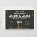 Search for axe invitations Rustic