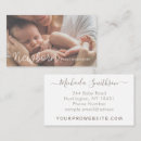 Search for newborn baby business cards Photographer