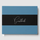 Search for blank guest books Blue