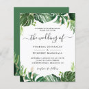 Search for luau wedding invitations Greenery