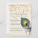 Search for peacock feather wedding invitations Stylish