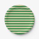 Search for green and white striped plates Stripes