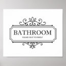 Search for funny bathroom signs Vintage
