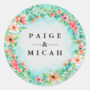 Search for engaged couple names stickers Bridal shower
