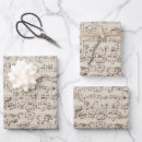 Search for music notes wrapping paper Retro