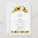Search for farmhouse wedding invitations Sunflower