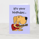 Search for guitar birthday cards Yellow
