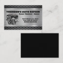 Search for mechanical engineer business cards Metal