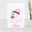 Search for ghost christmas cards Black