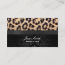 Search for leopard business cards Modern