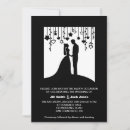 Search for bride silhouette invitations black and white